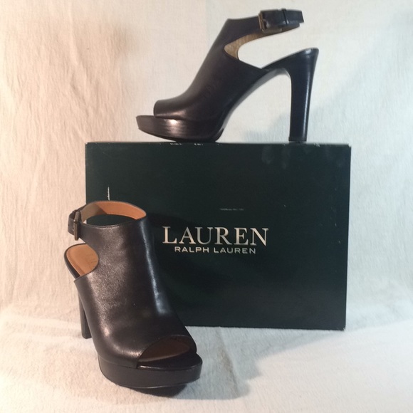 Ralph Lauren Shoes - SOLD  NWT Ralph Lauren Sairah Learher Heels